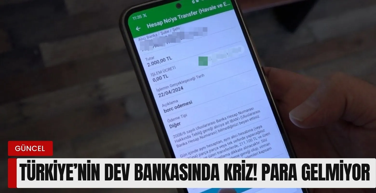 O bankada IBAN krizi! Hesaba para gelmiyor