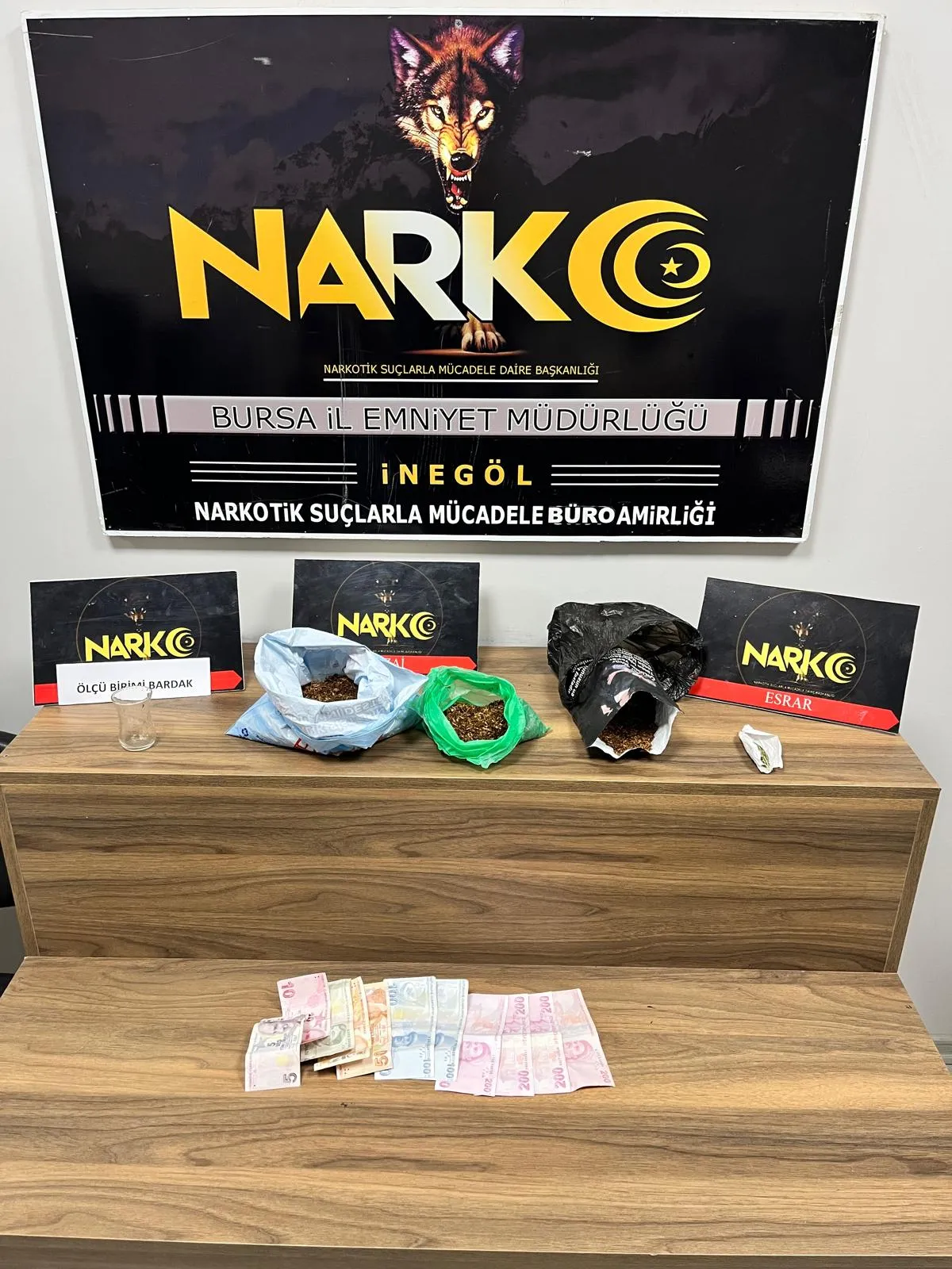 İnegöl'de narkotik operasyonu: 1 gözaltı