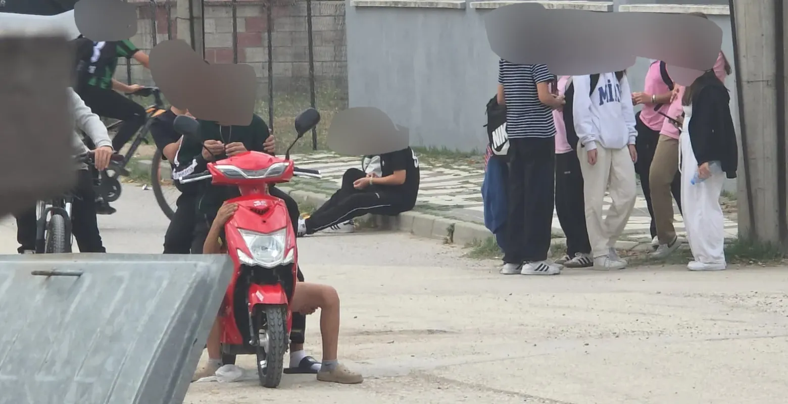 İnegöl'de çocukların tehlike saçan oyunu!