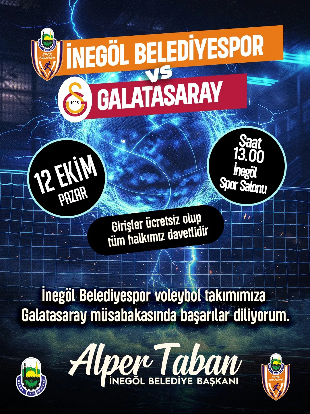 Galatasaray İnegöl'e geliyor