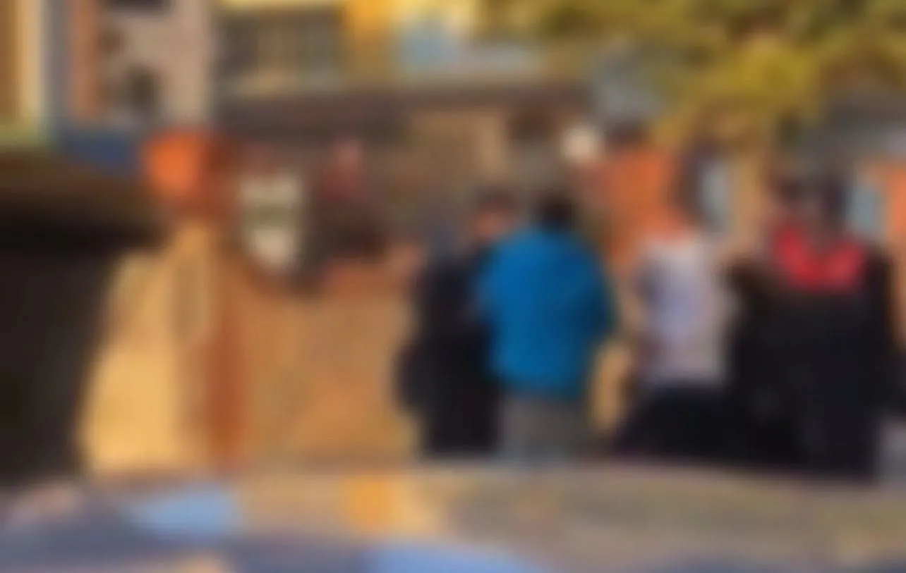 İnegöl'de trafikte çıkan kavgada taşlar havada uçuştu