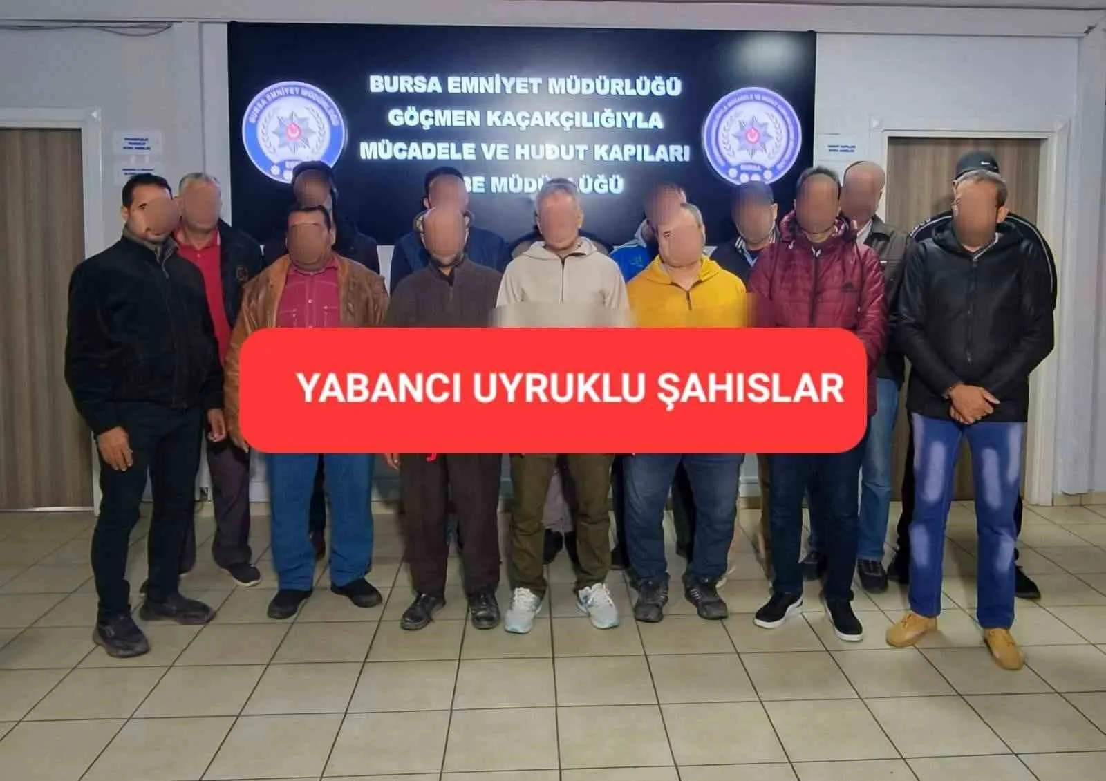 İnegöl'de Operasyon 33 Kişi Yakalandı