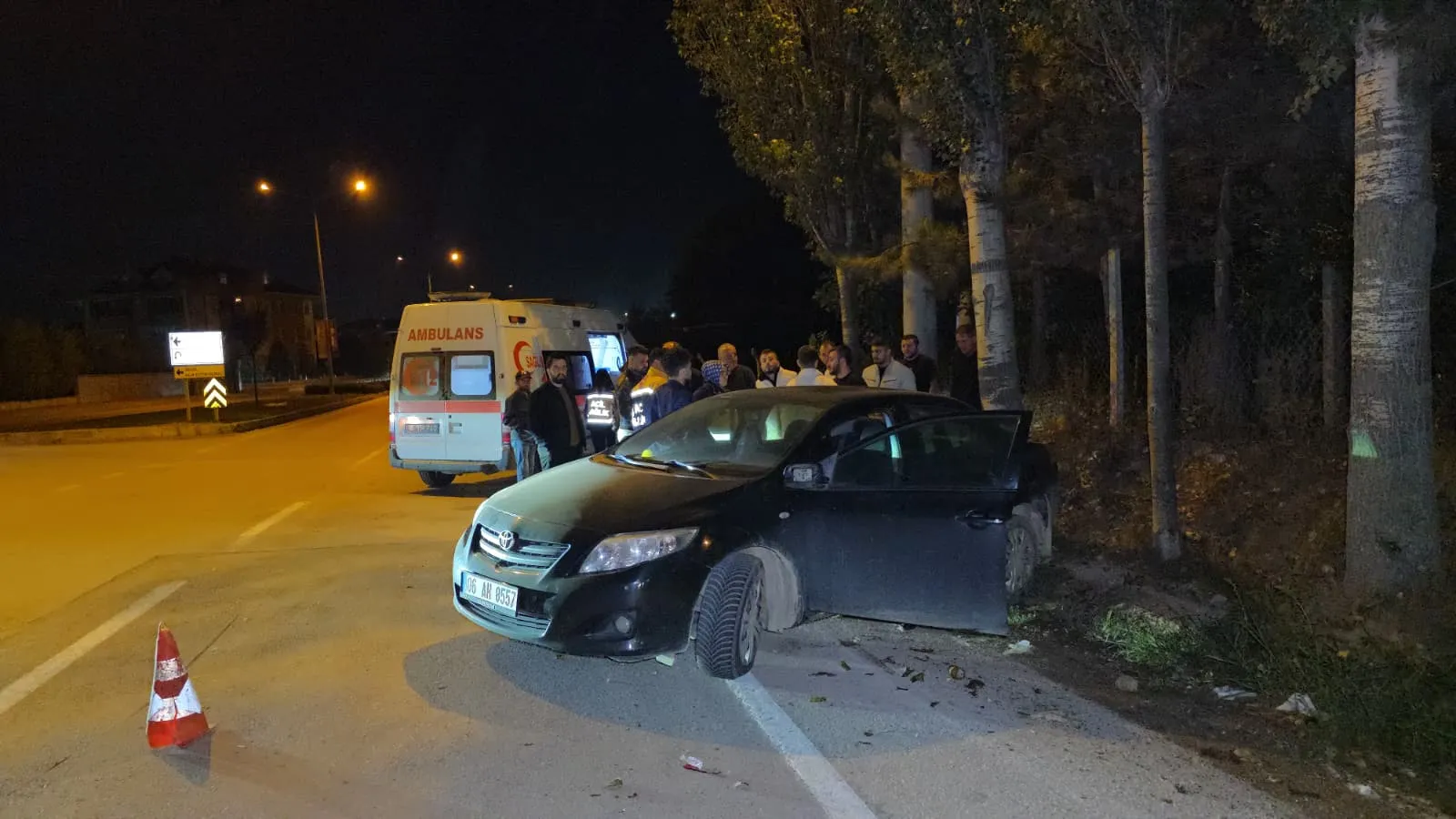 Ahmet Türkel Çevre Yolu’nda kaza: 1 yaralı