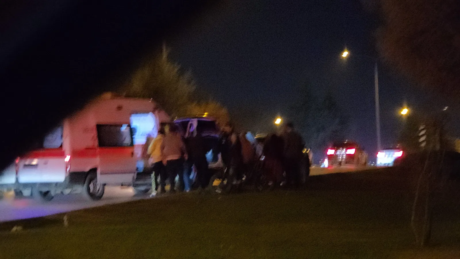 İnegöl'de Bisikletli Çocuk Otomobilin Çarpması Sonucu Yaralandı