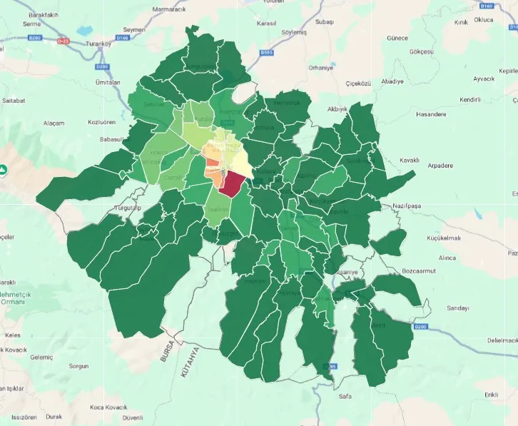 İnegöl'de son 5 yılda en çok değerlenen arsalar