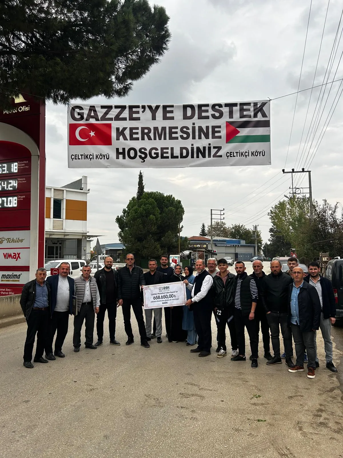 Gazze için el ele veren Çeltikçi'den yüz binlerce liralık dev destek!