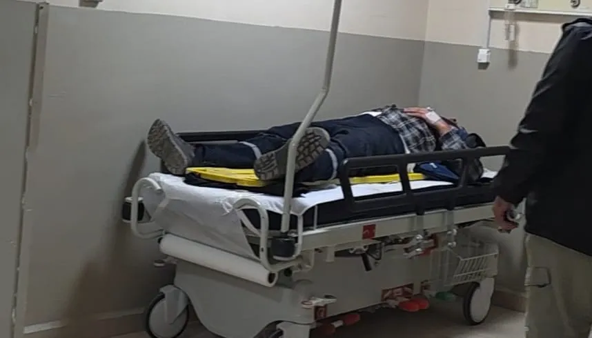 İnegöl'de feci iş kazası! 1 yaralı