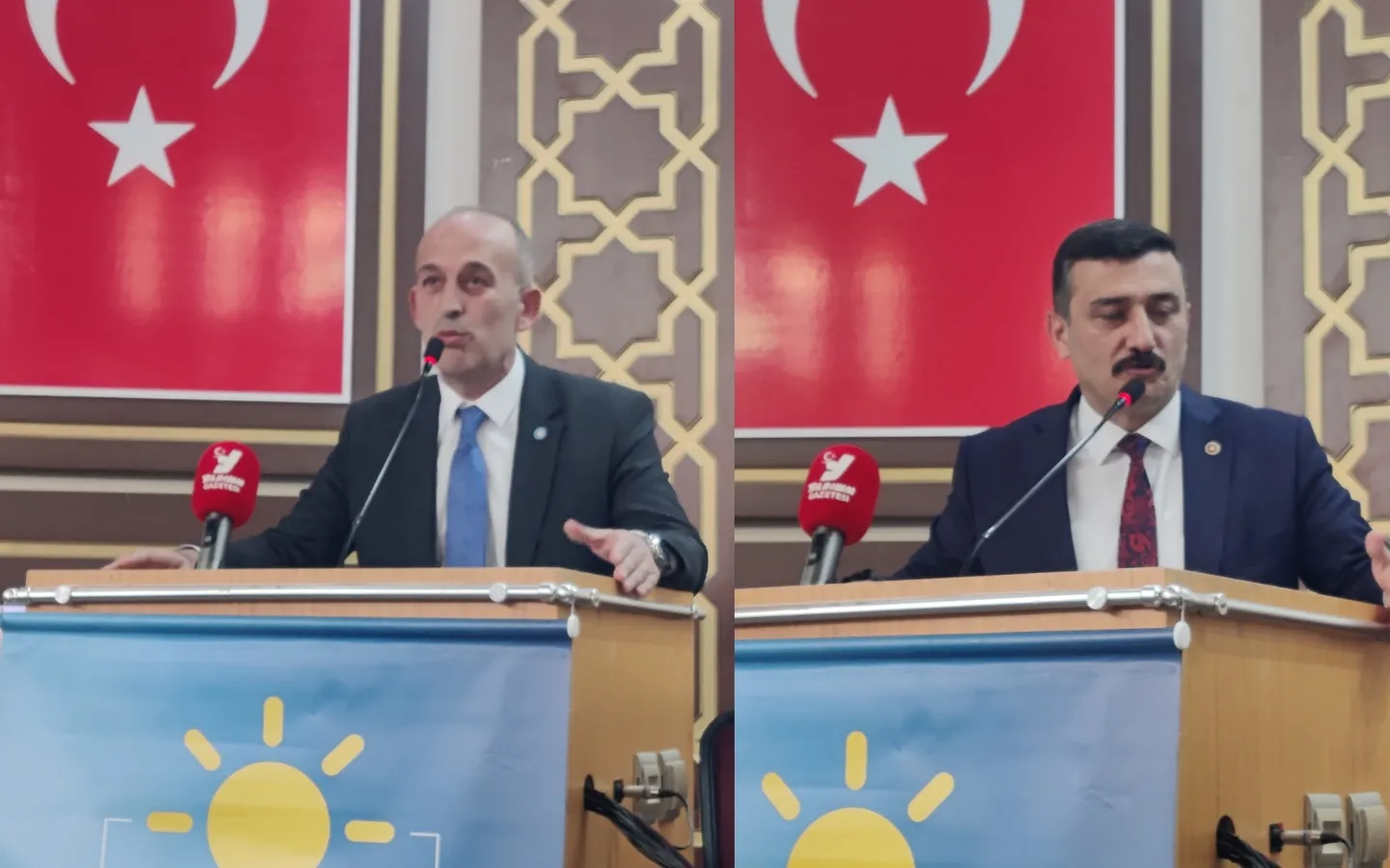 İnegöl kongresi dönüşü kaza geçirdiler!
