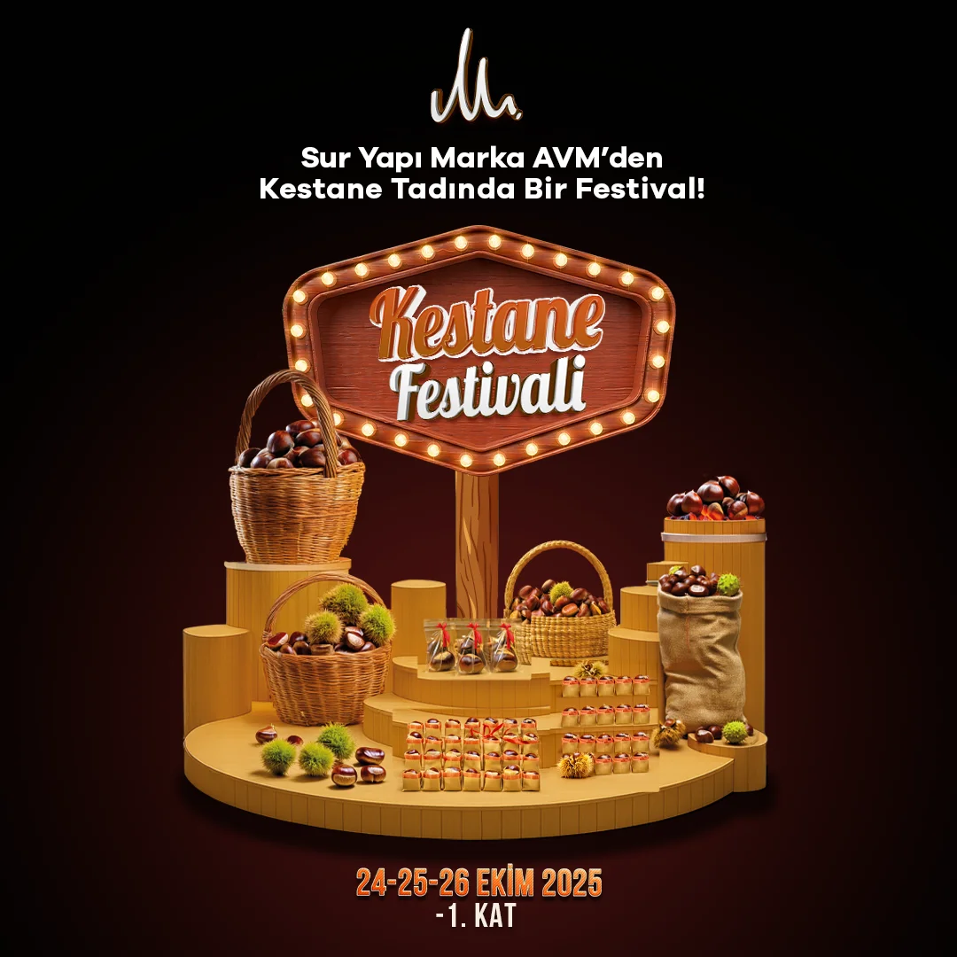 Bursa'da Sur Yapı Marka AVM'de Kestane Festivali Başlıyor!