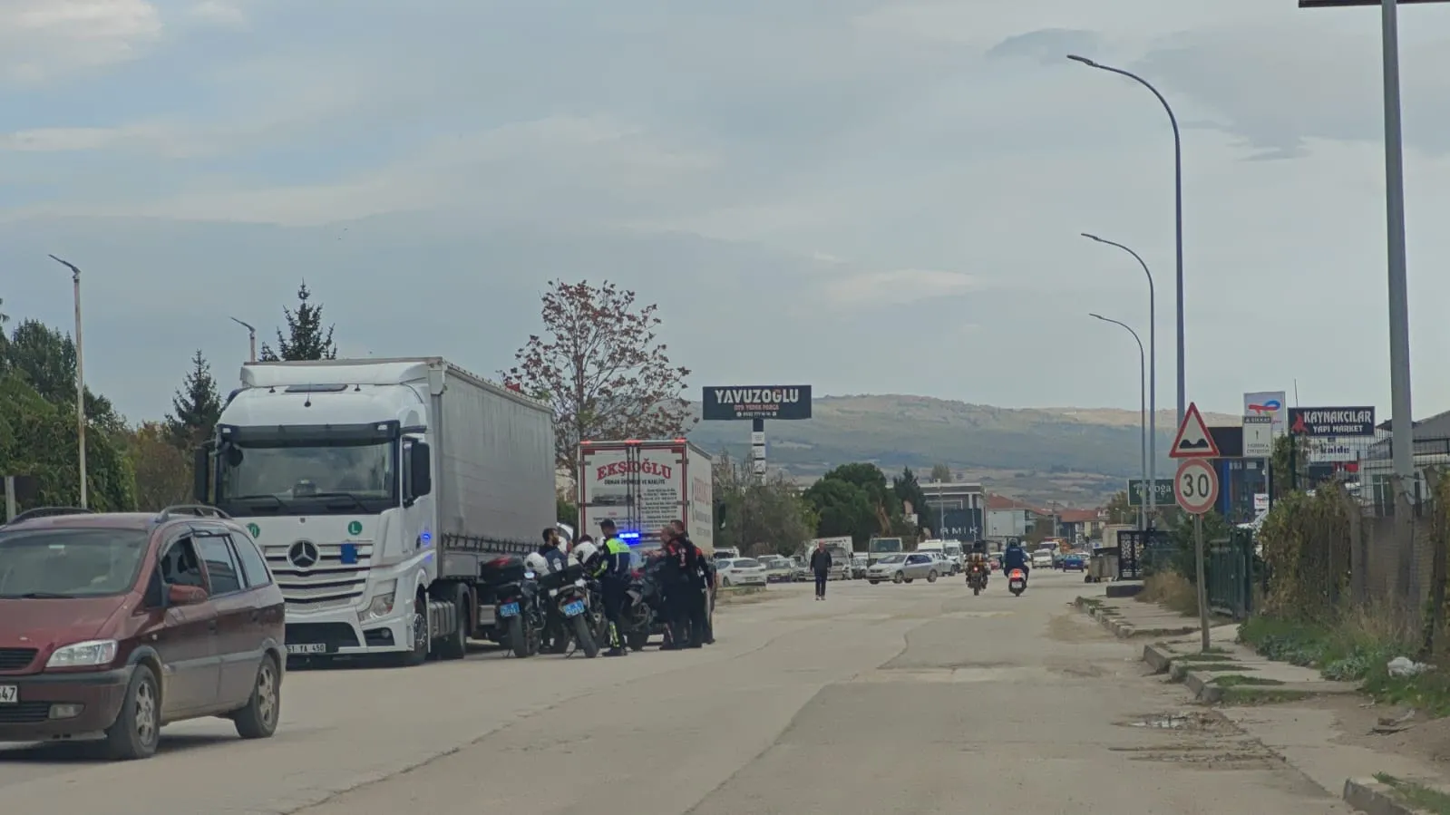 İnegöl'de nefes kesen kovalamaca 70 bin TL ile son buldu