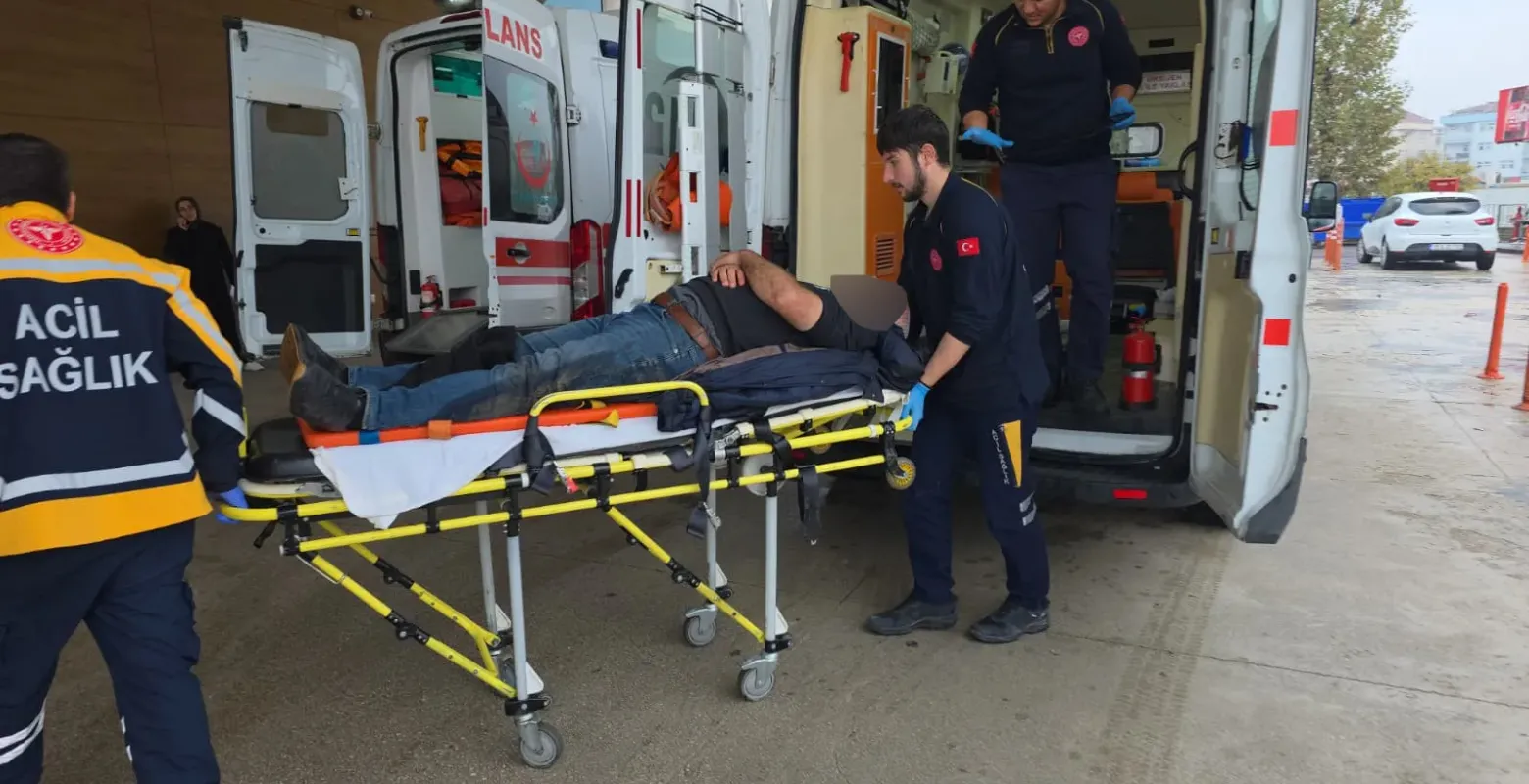 İnegöl'de feci kaza! 1 ağır yaralı