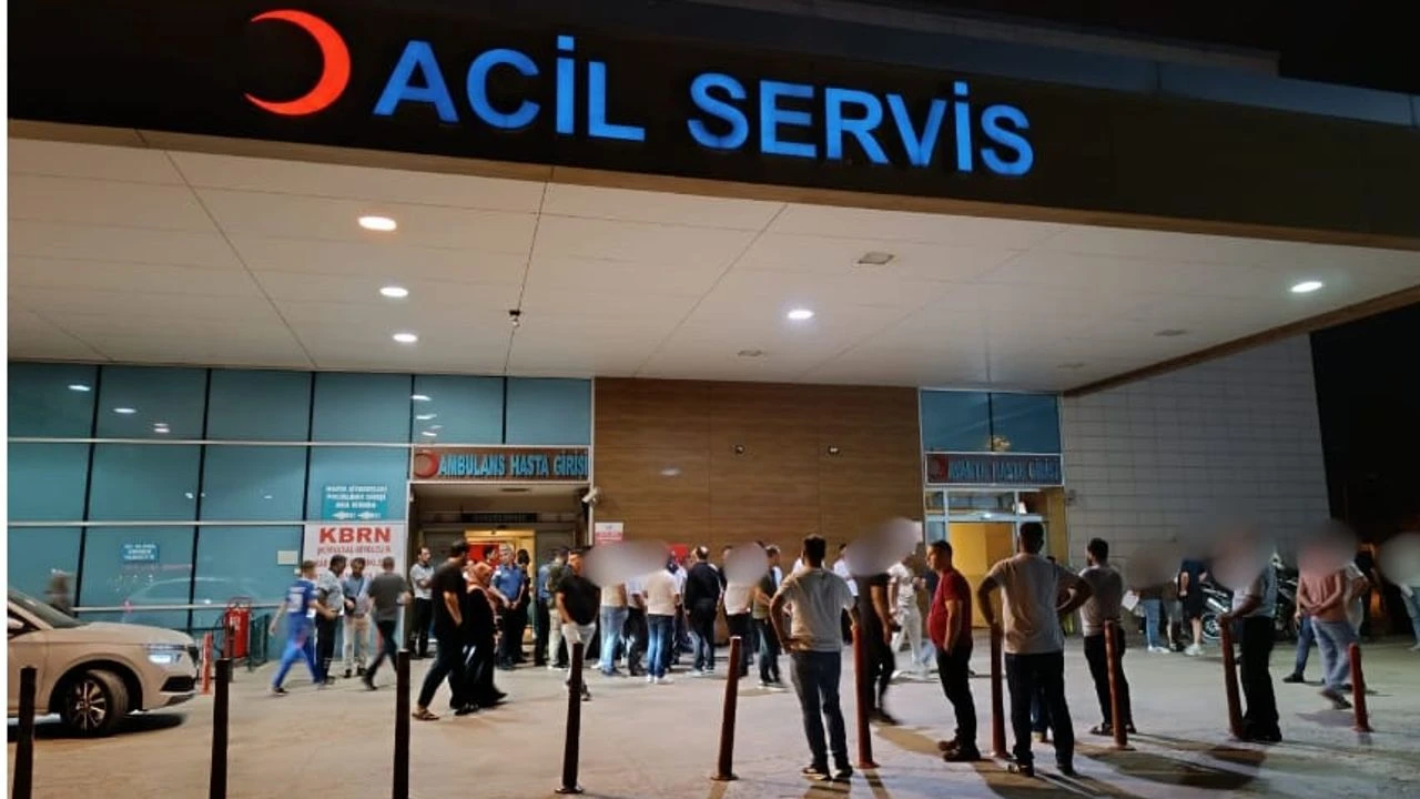 İnegöl'de talihsiz işçi hastanelik oldu