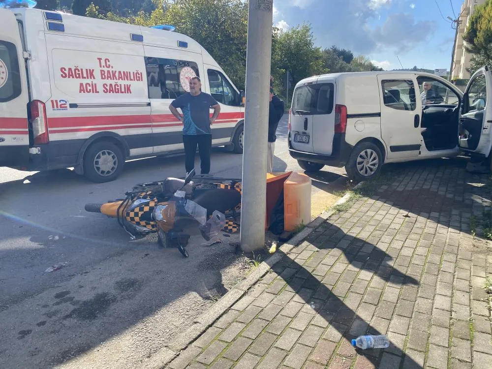 Eğitim pistinde feci kaza!