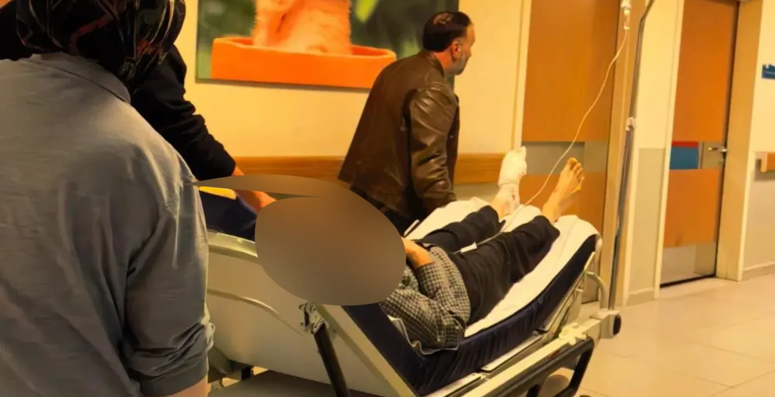 İnegöl'de odun keserken ayağından oluyordu!