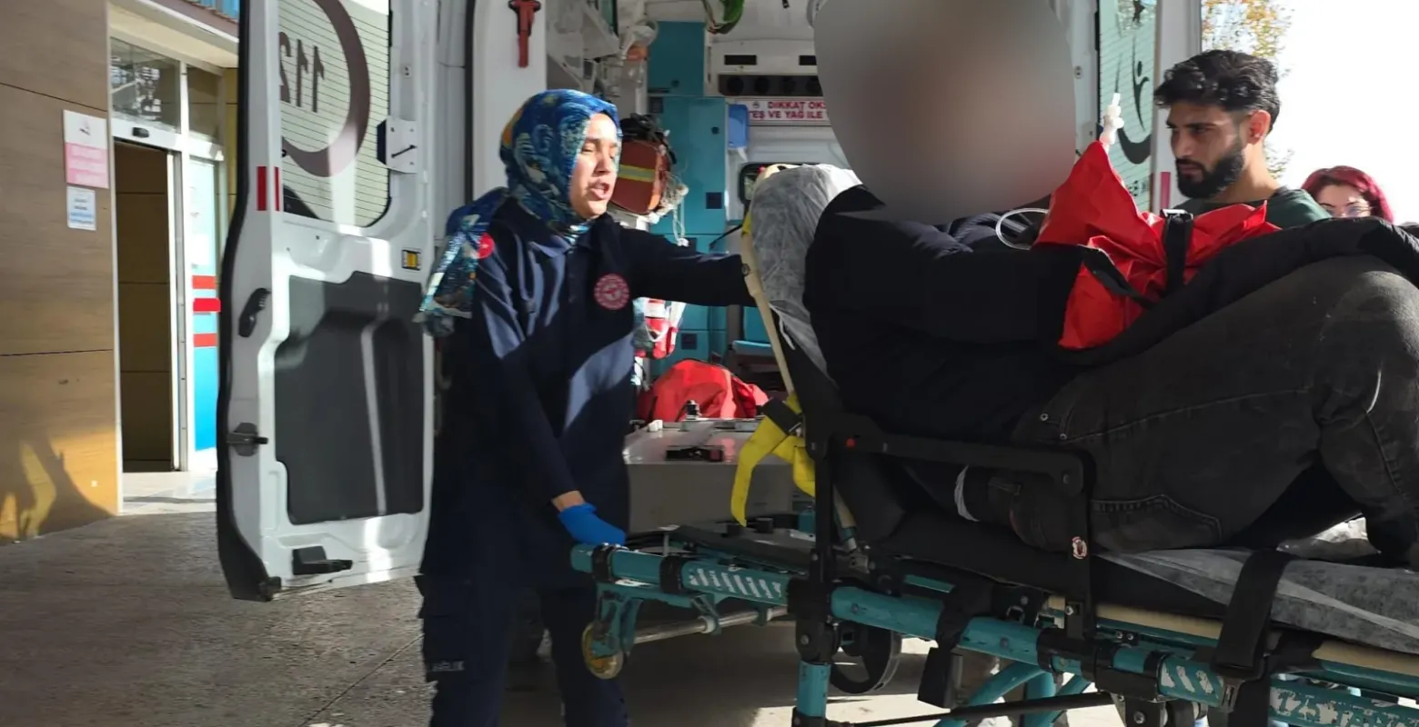 İnegöl'de korkutan kaza! 2 yaralı