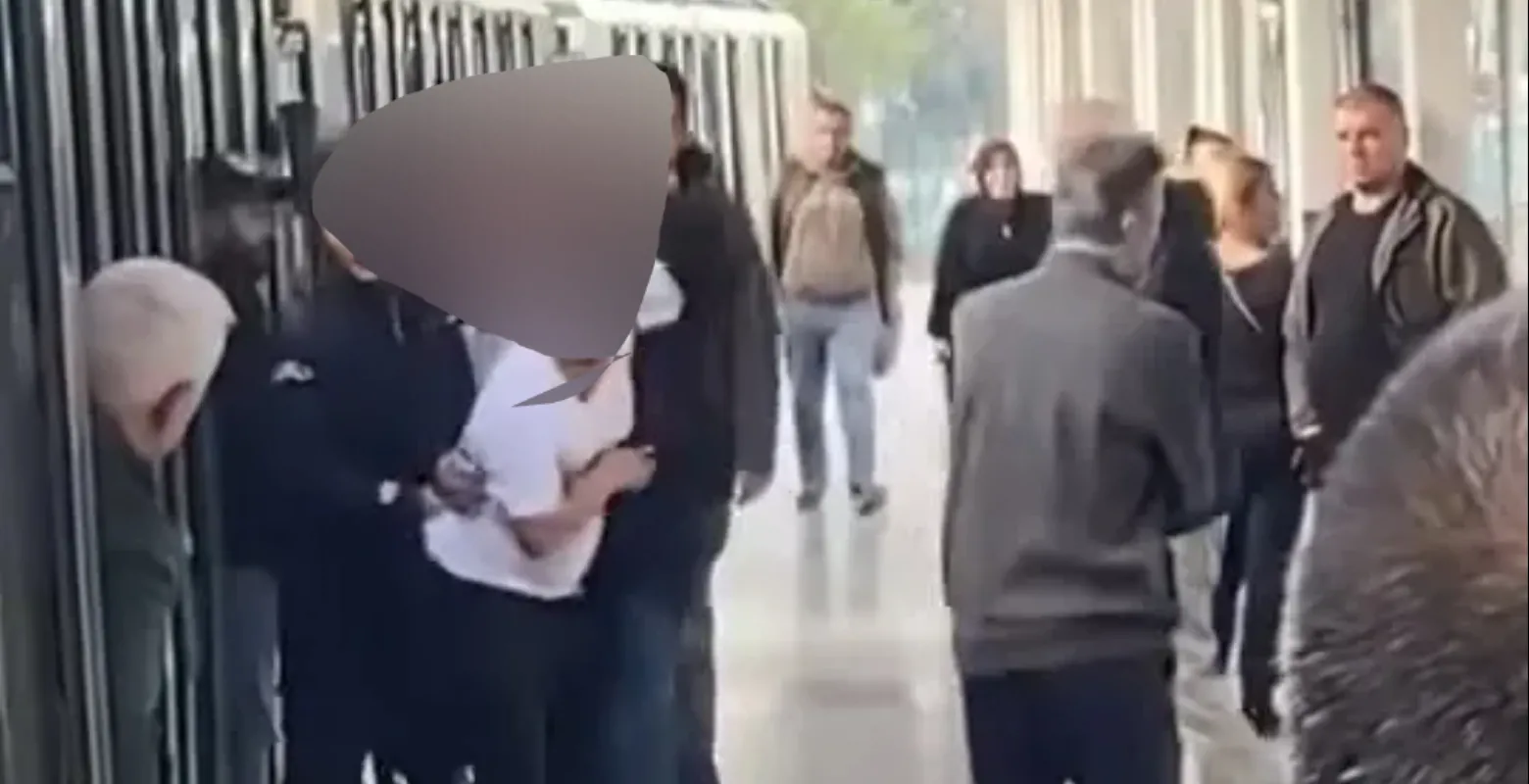 Metroda sıcak dakikalar