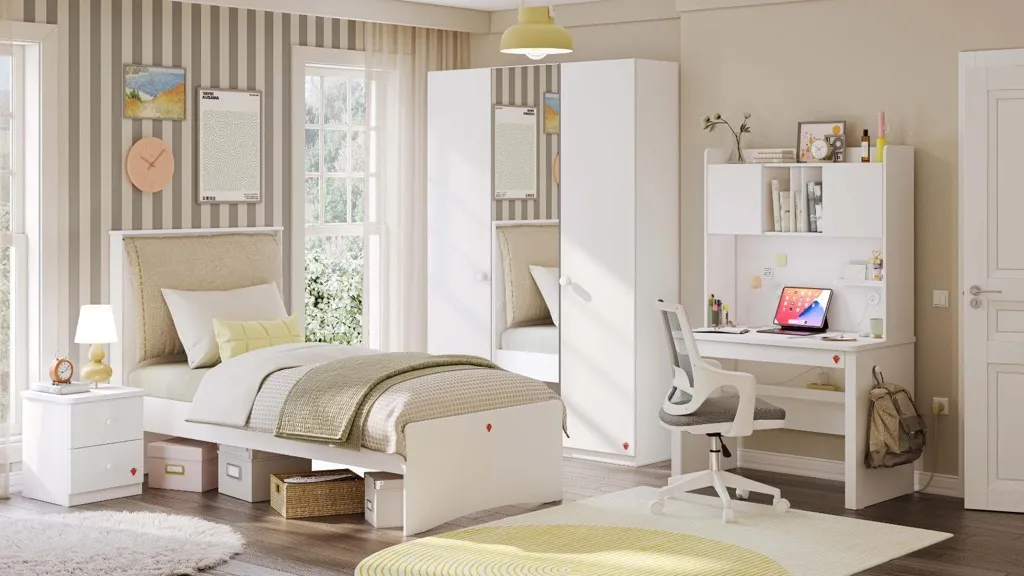 Çocuk ve Genç Odaları İçin Yeni Trend: Varia Beyaz