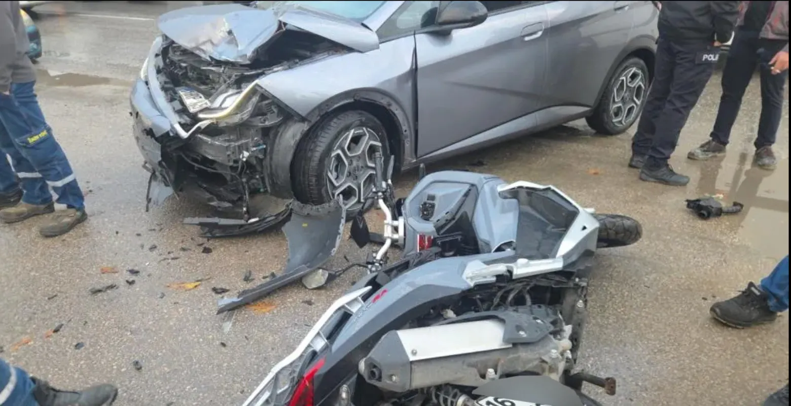 Feci kazada 30 metre savruldu! 2 yaralı