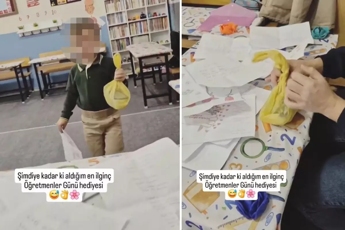 Öğretmenin yaptığı paylaşım büyük tepki çekti!