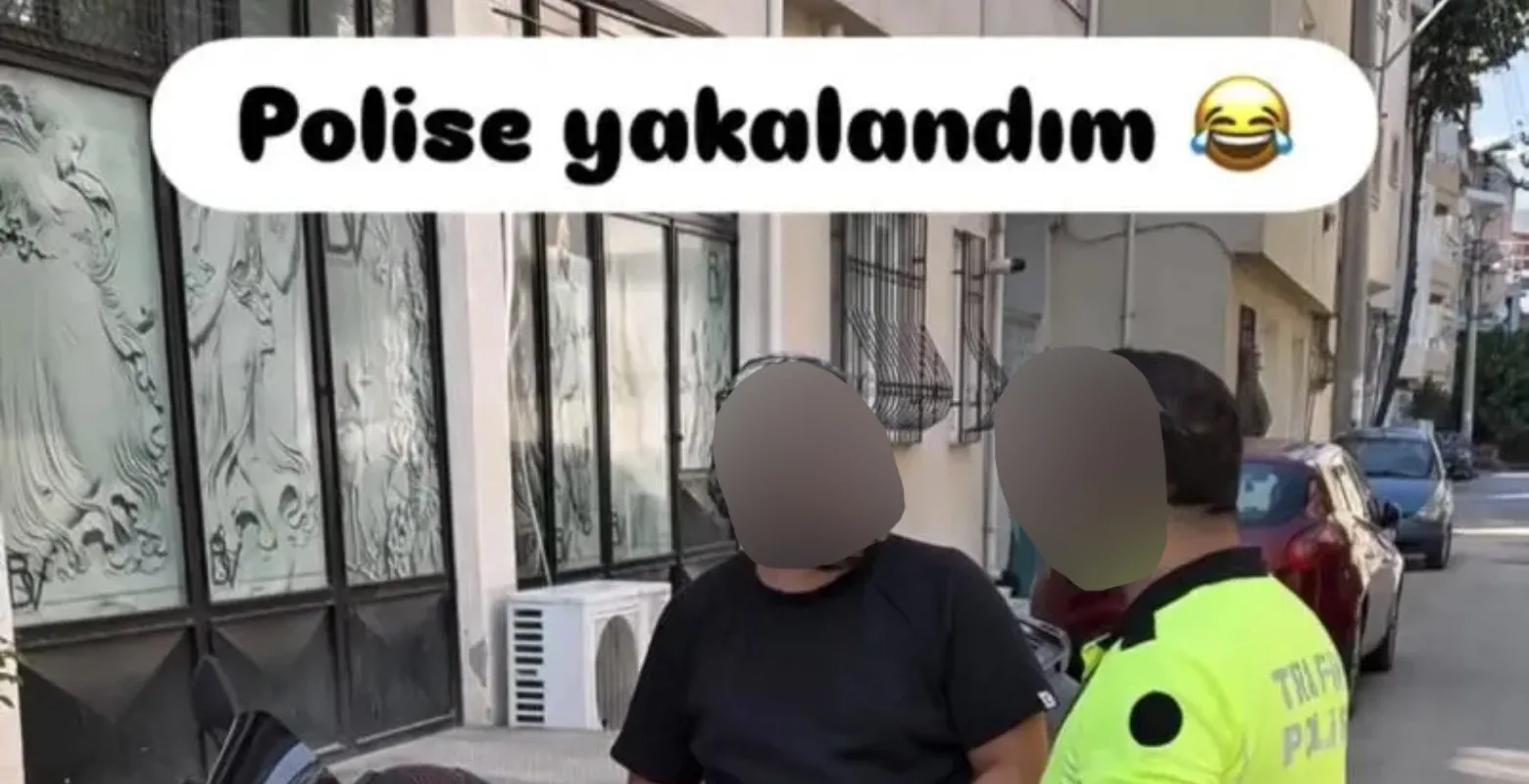 İnegöllü içerik üreticisinin "polise yakalandım" şakası gerçek oldu