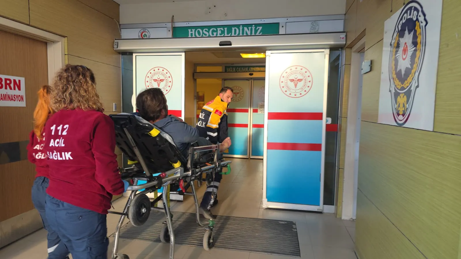 İnegöl OSB’de Korku Dolu Anlar! 600 Kiloluk Demir Blok İşçinin Üzerine Düştü