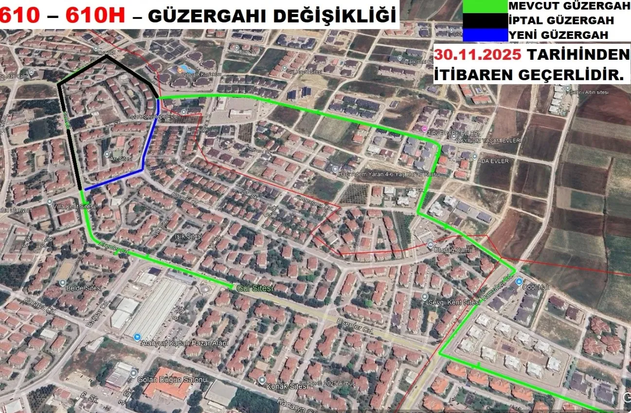 İnegöllüler dikkat! Yeni güzergahlar bugün başladı