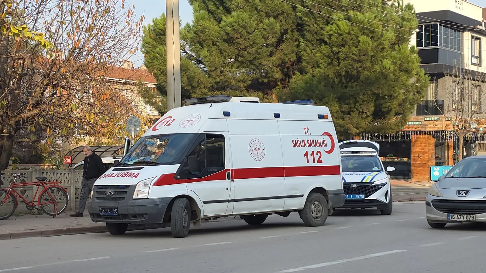 İnegöl'de korkutan kaza! 1 yaralı