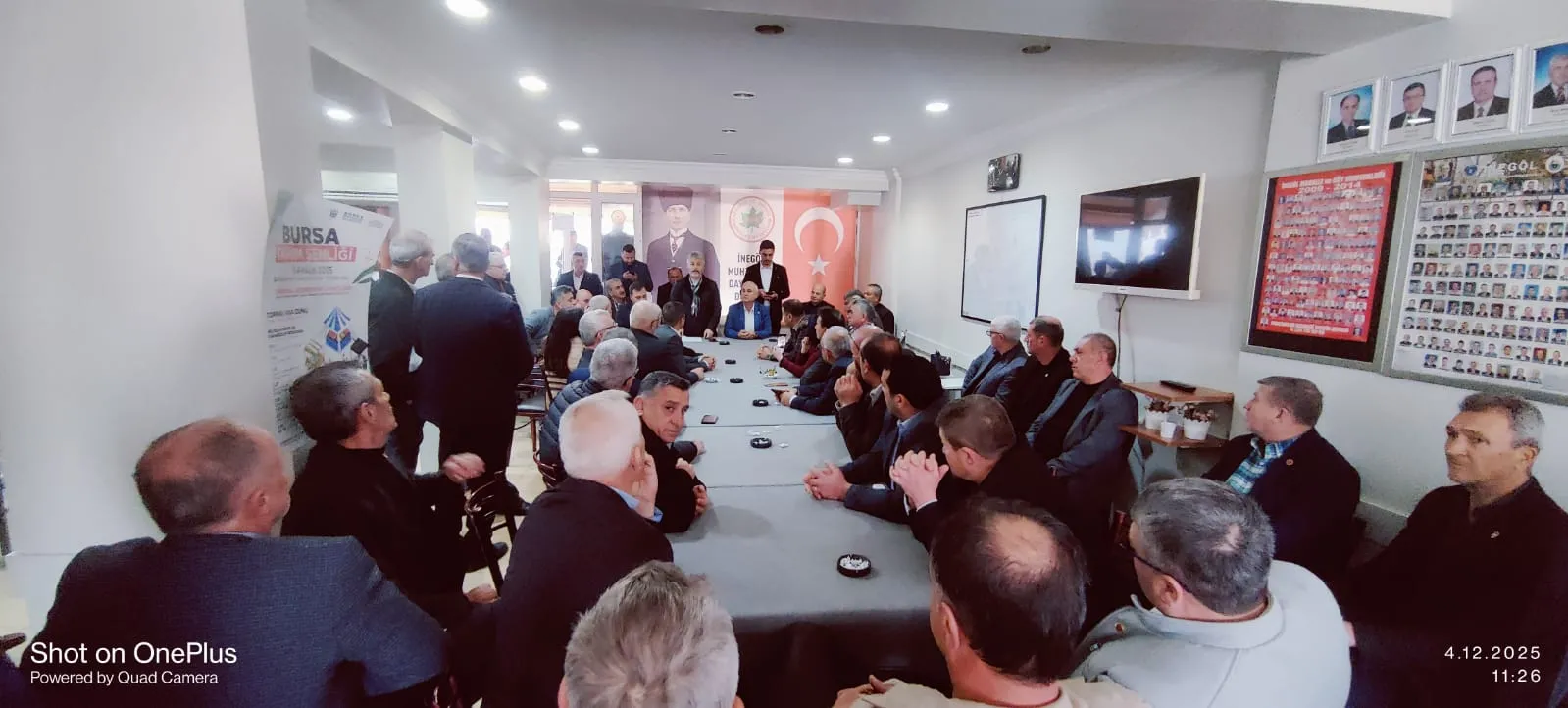 İnegöl Muhtarlar Derneği’nde yeni başkan Eyüp Arslan