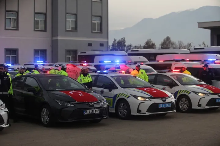 Emniyetin filosu 119 araçla güçlendi