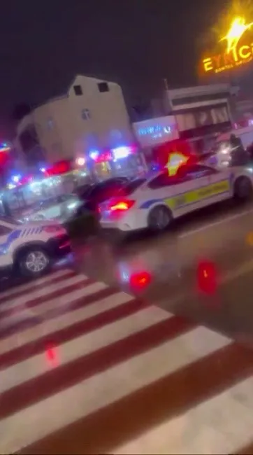 Trafik polisi kazada yaralı oğluyla karşılaştı