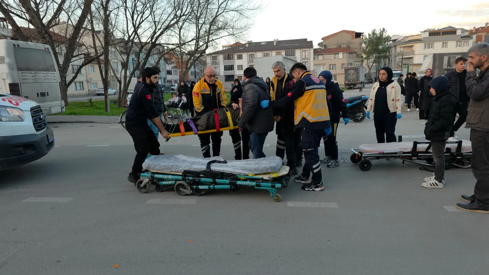 İnegöl'de korkutan kaza! Çok sayıda yaralı