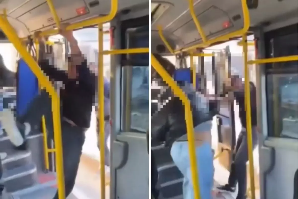 Yolcuların arasında satırlı kavga