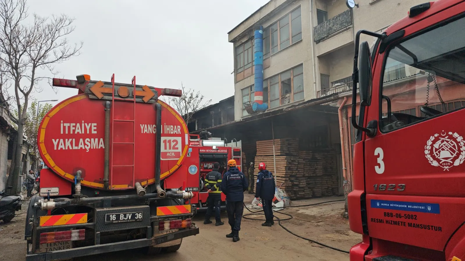 İnegöl'de hareketli dakikalar!