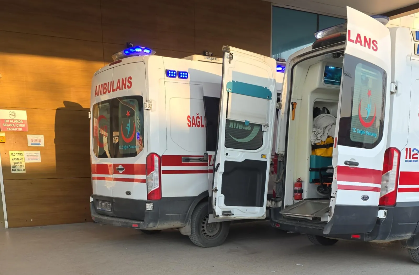 İnegöl'de korku dolu anlar 1 yaşındaki bebek Bursa'ya sevk edildi