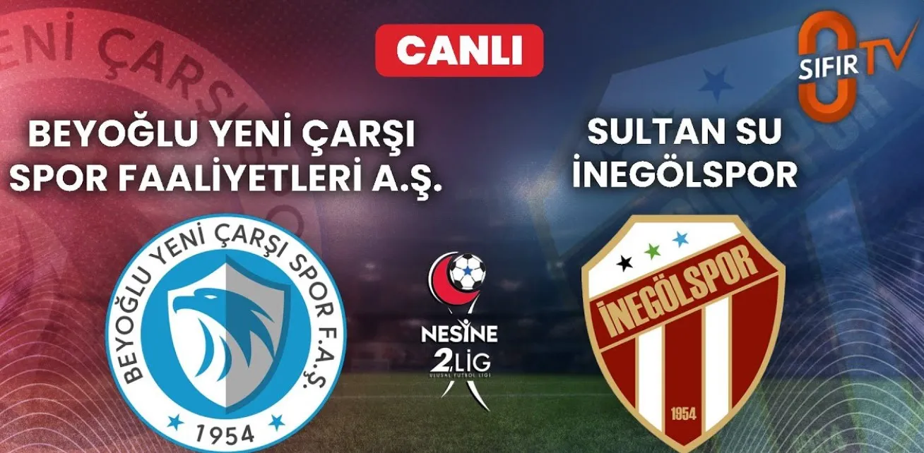 Yeni Çarşıspor - İnegölpsor CANLI YAYIN