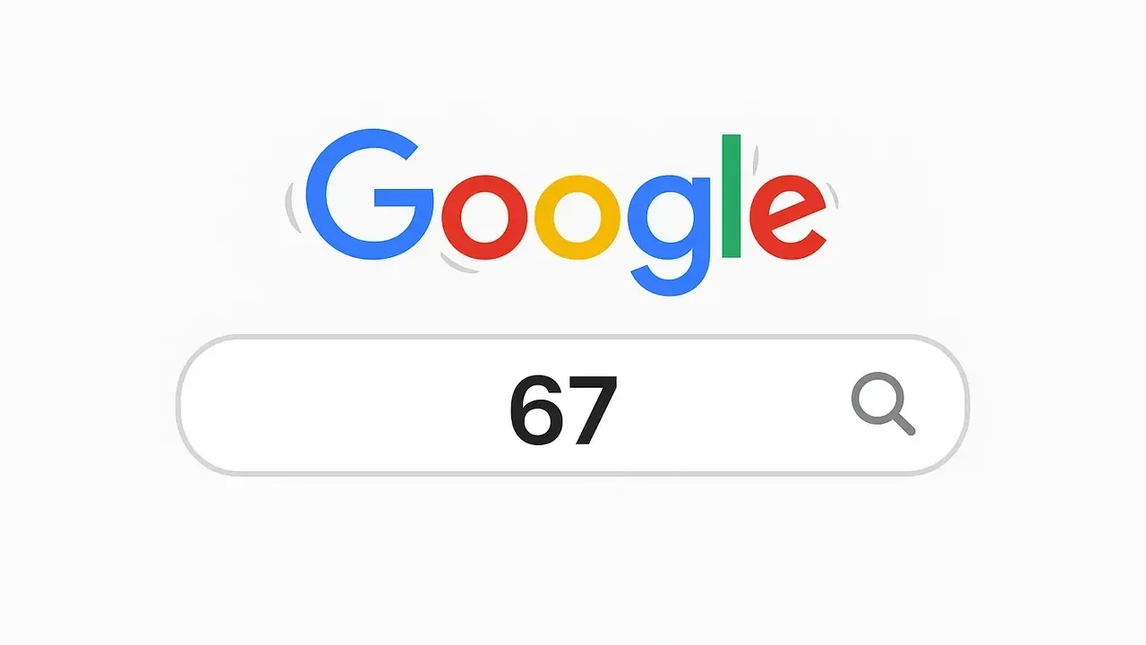 Google'a 67 yazınca ekran neden sallanıyor? İşte nedeni