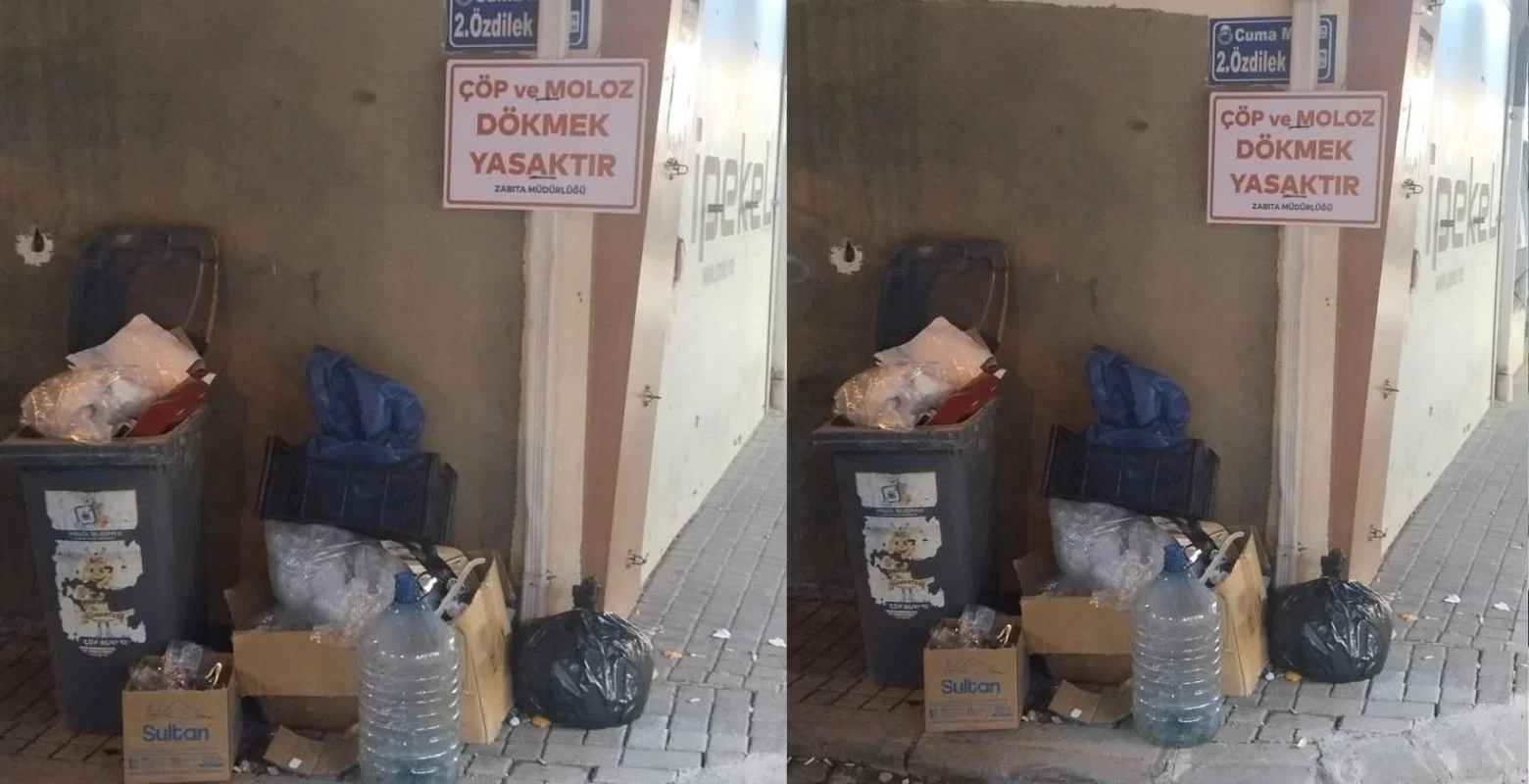 İnegöl'de pes dedirten görüntü!