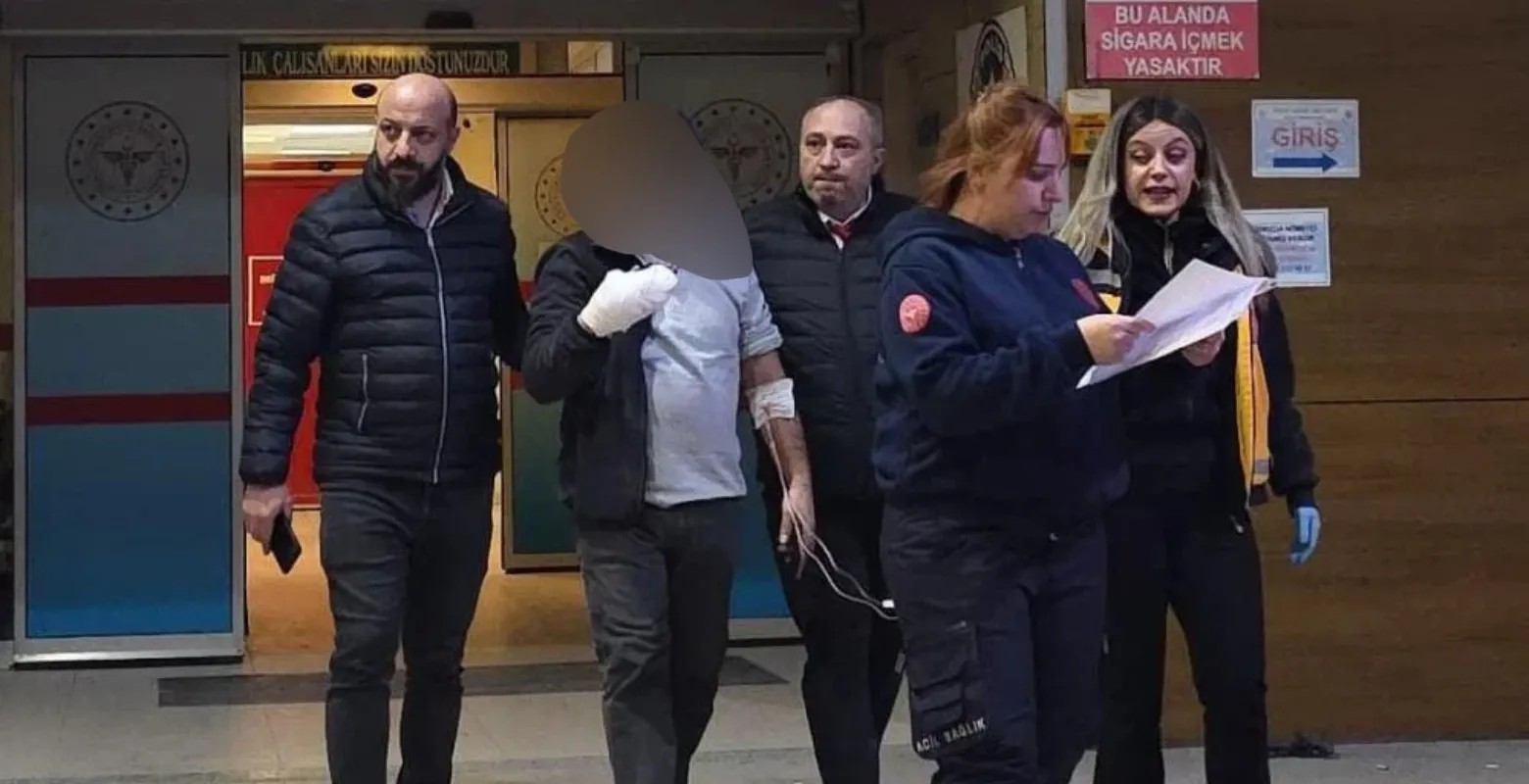 Sanayi bölgesinde korku dolu anlar! İşçi kanlar içinde hastaneye kaldırıldı