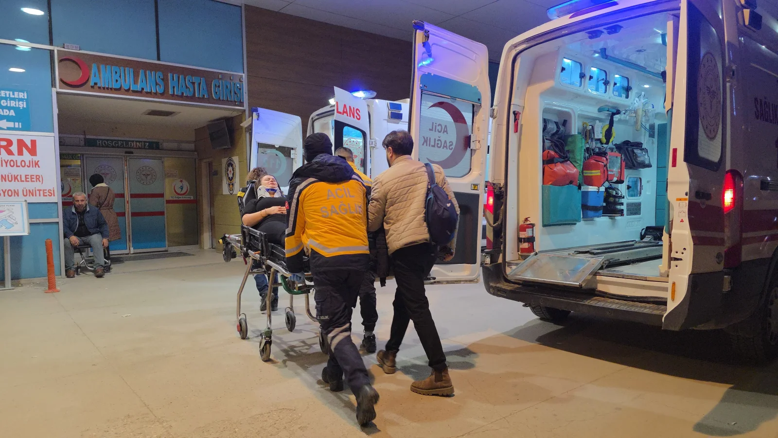 İnegöl’de iki otomobilin karıştığı kazada 2 yaralı