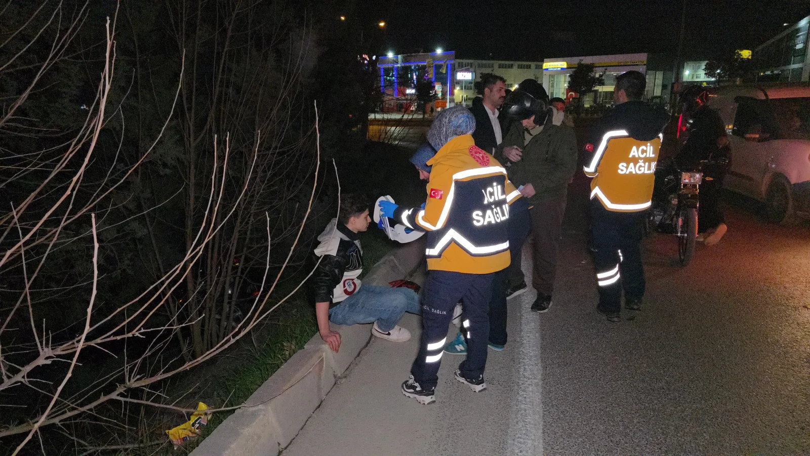 İnegöl Alanyurt Caddesi’nde Motosiklet Kazası: 1 Yaralı