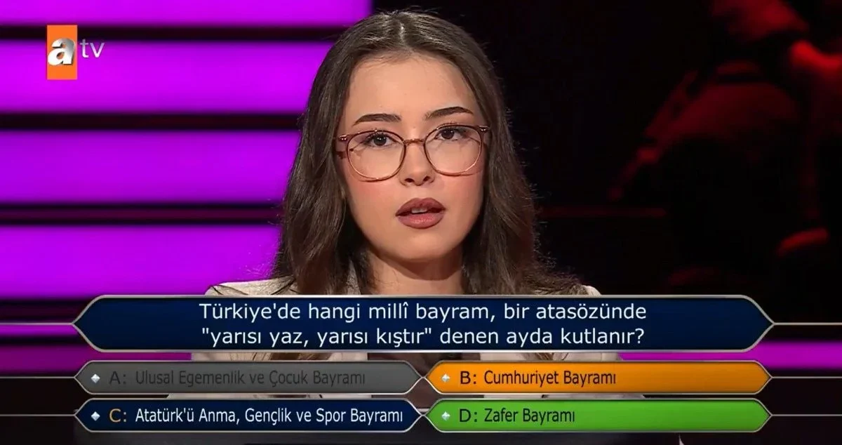 Milyoner'de yarışmacıyı şaşırtan soru!