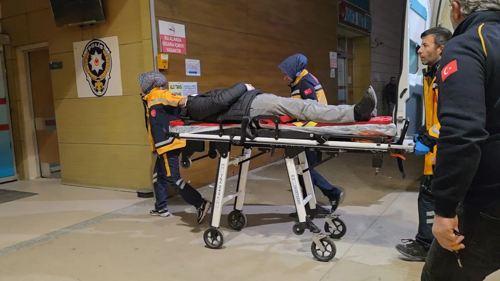 İnegöl’de otomobilin çarptığı yaya yaralandı