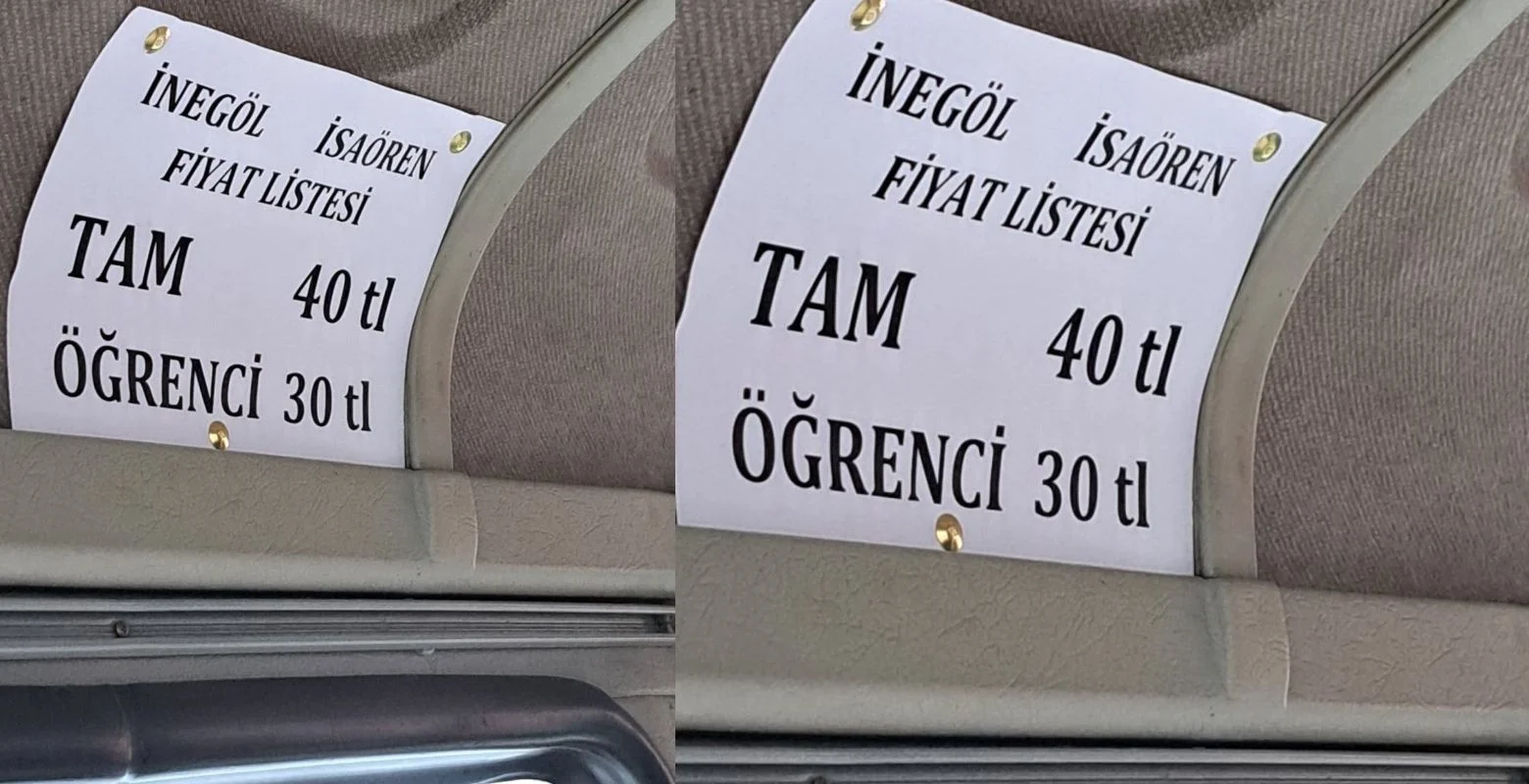 İnegöl'de yapılan zam tepki çekti!