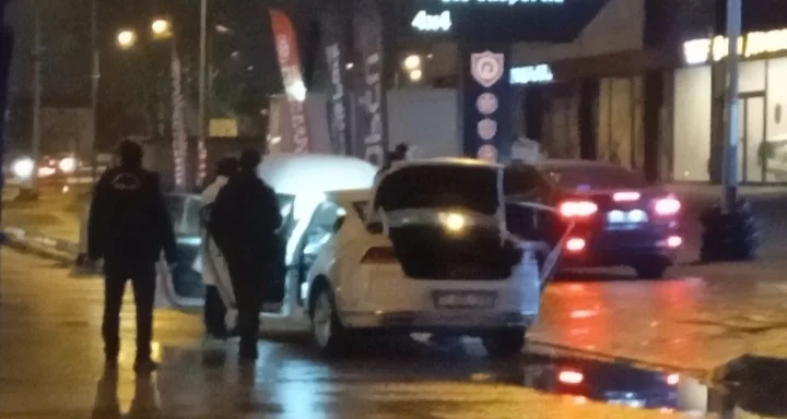 El bombalı araba yakalandı!