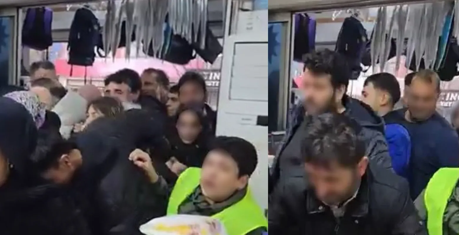 İndirimi duyan erkekler alışverişe koştu