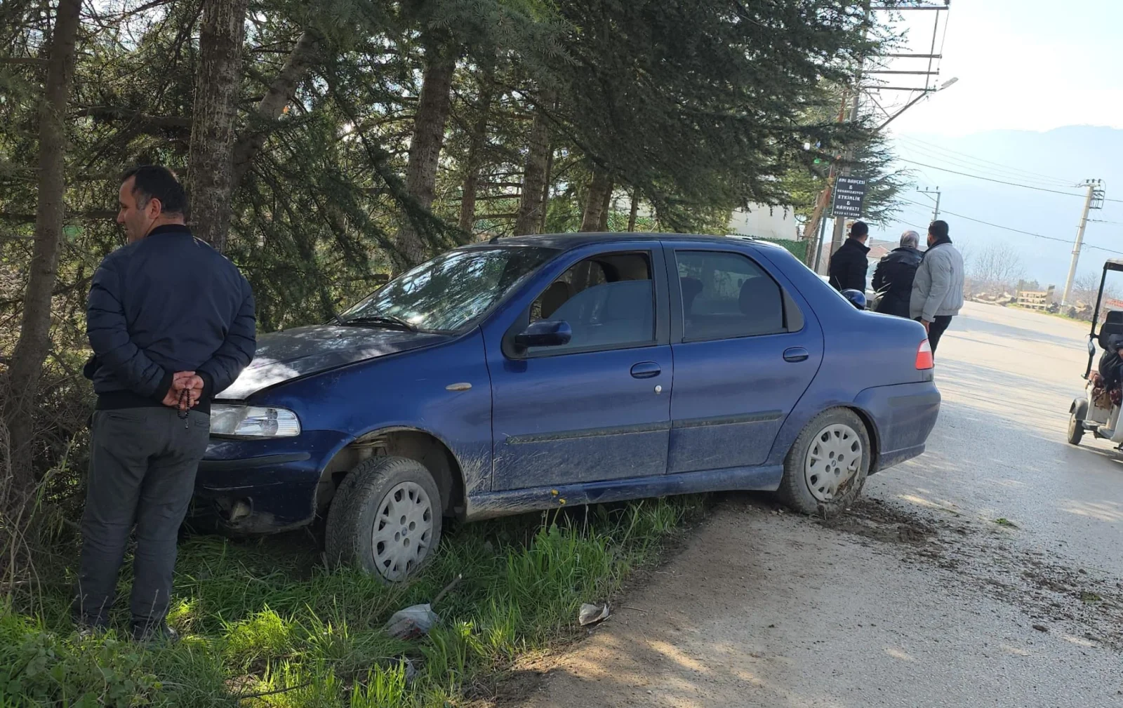 İnegöl'de korkutan kaza!