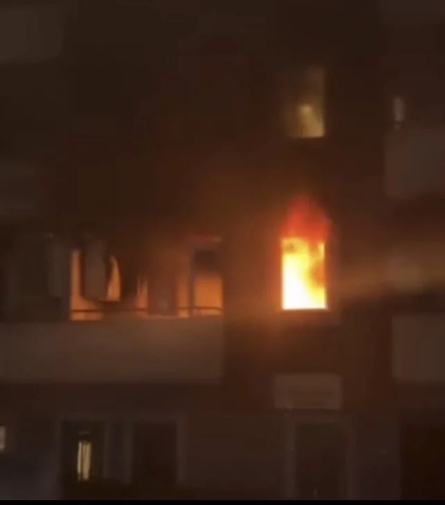 Gece yarısı yangın paniği!