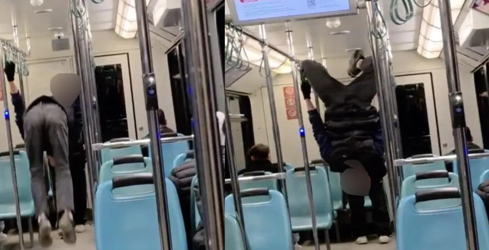 Metrodaki hareketlerine kimse anlam veremedi