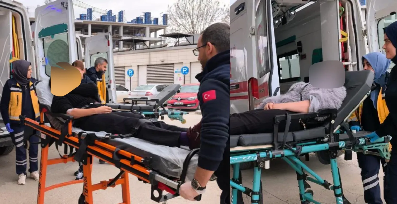 İnegöl'de feci kaza! 2 genç kadın hastaneye kaldırıldı