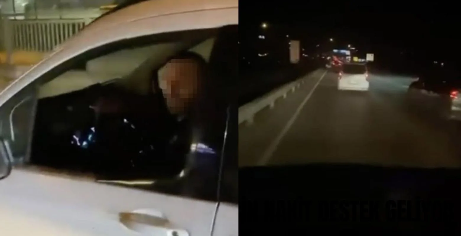Minibüse çarpıp 3 kilometre kaçtı
